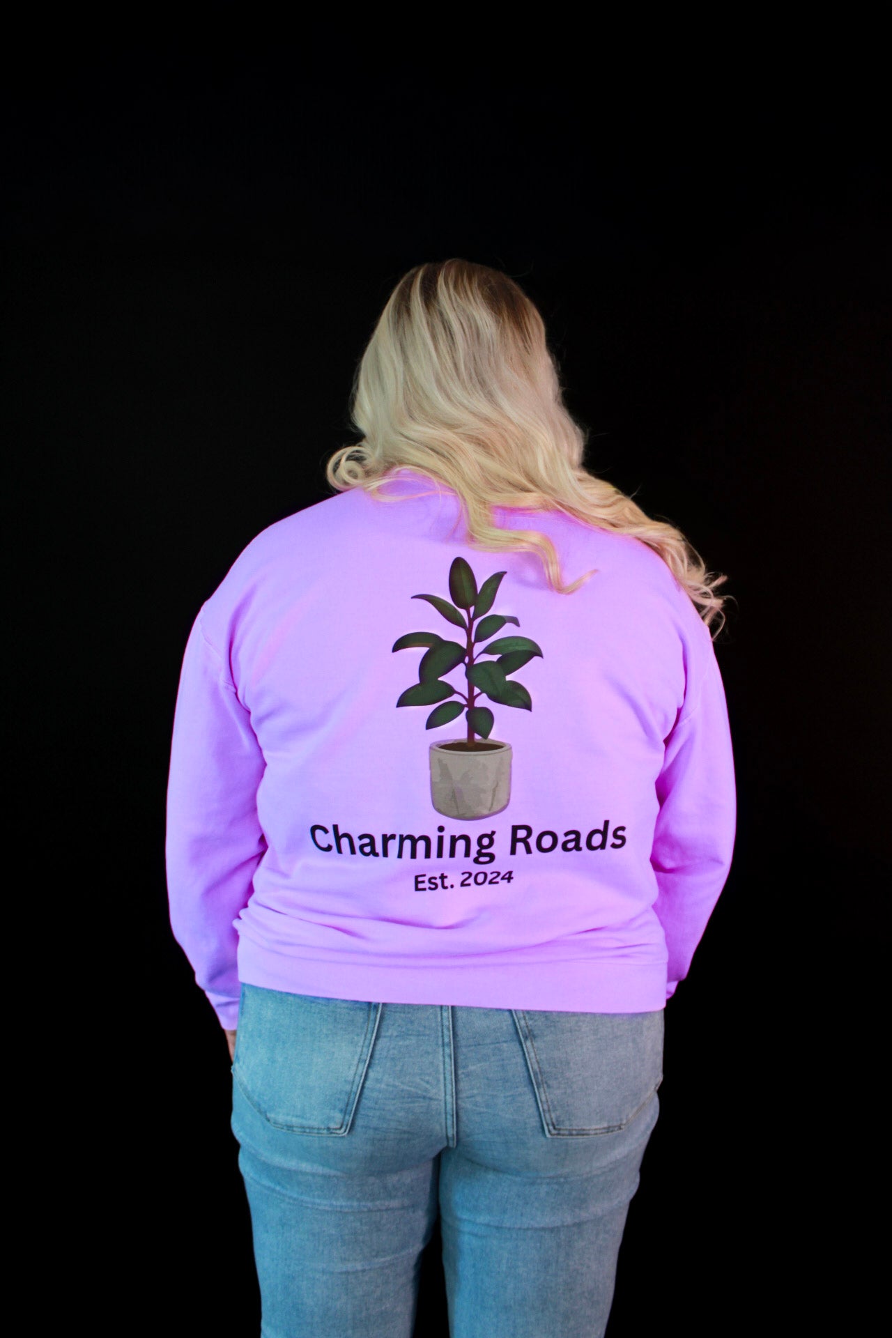 LW Sweatshirt Neon Violet