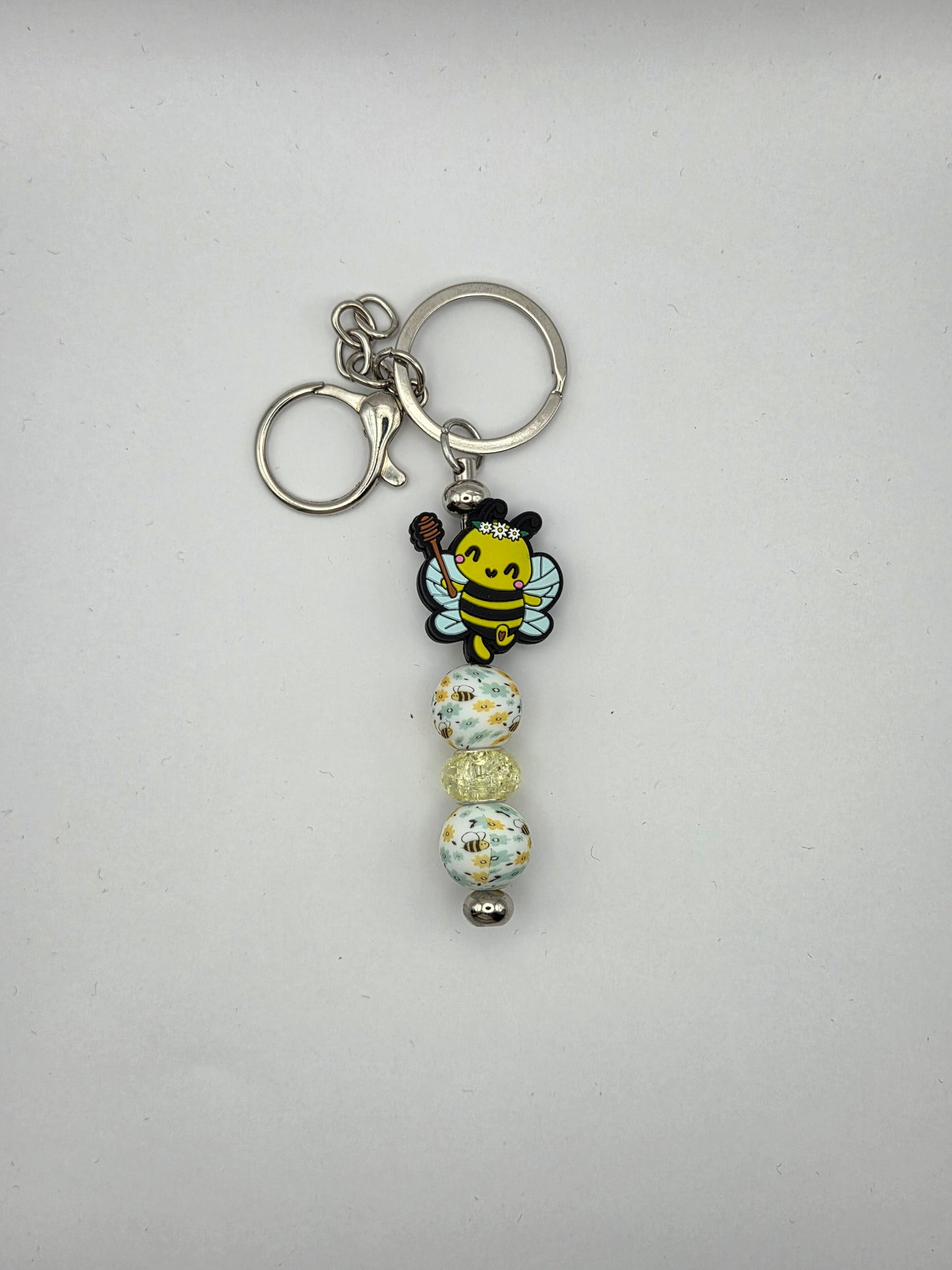 Honey Bee Bar Keychain