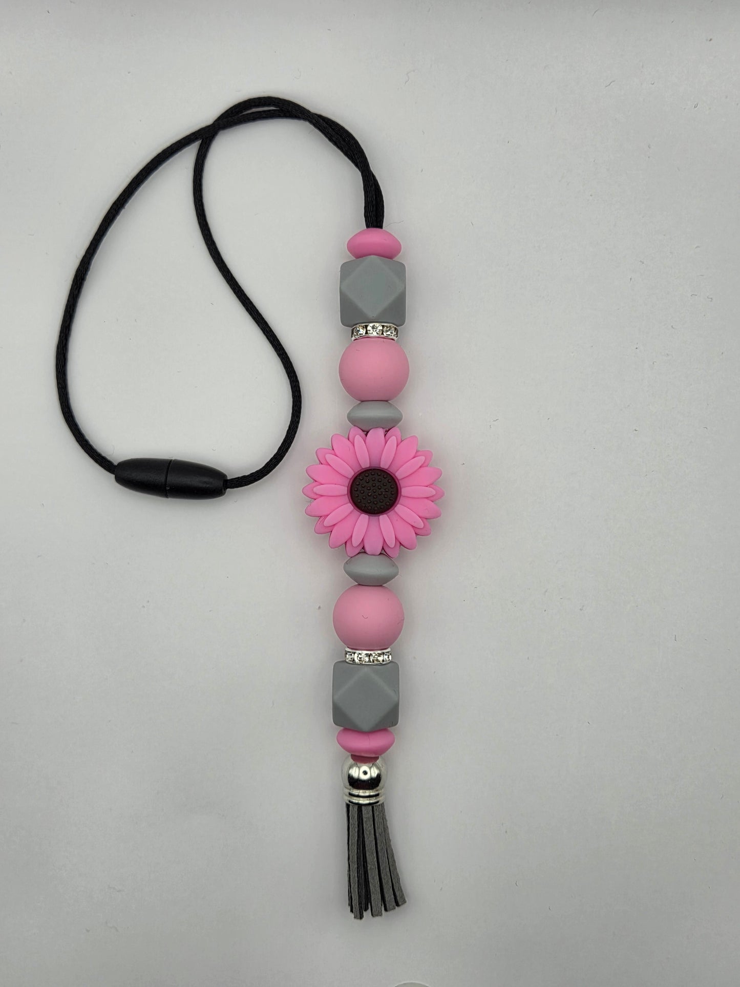 Pink Diasy Car Charm