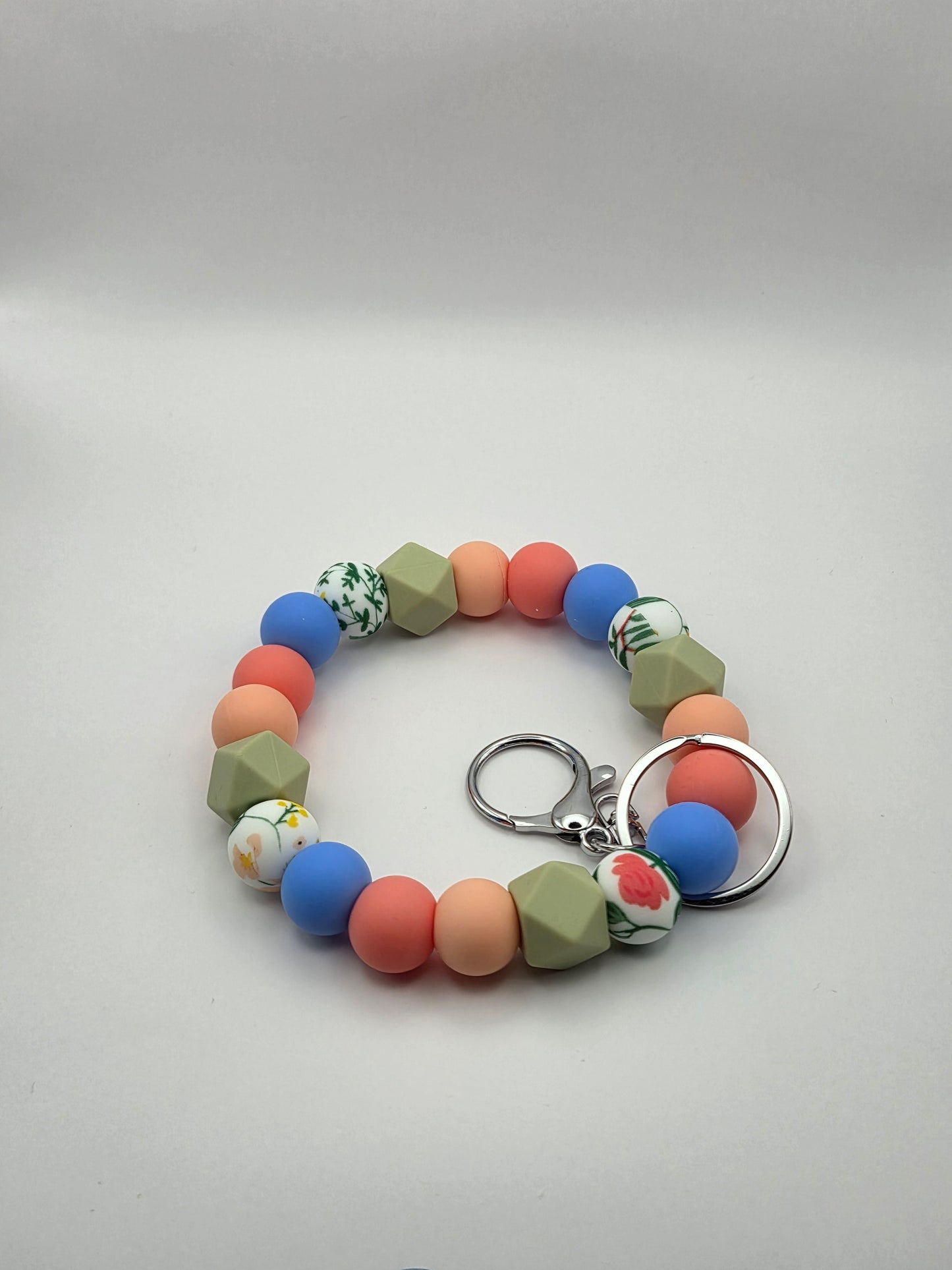 Spring Floral Keyring