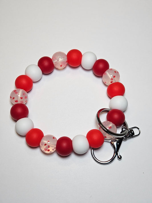 Red Valentine's Keyring