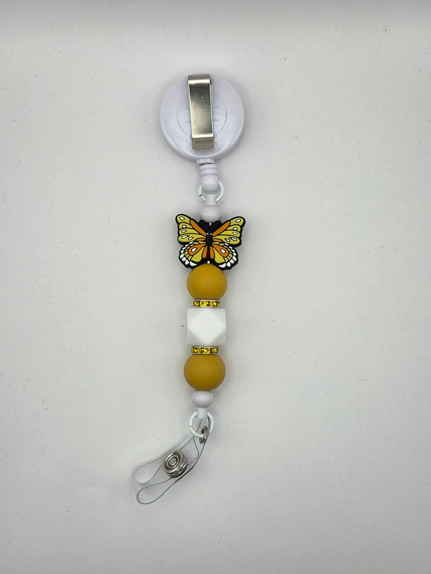 Yellow Butterfly Badge Reel