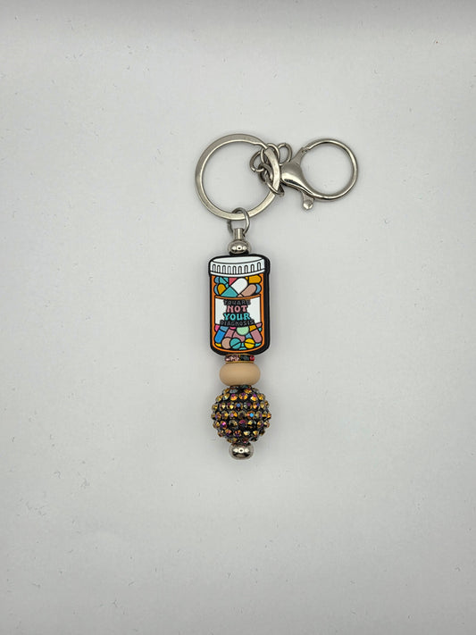 You Are Not Your Diagnosis Bar Keychain