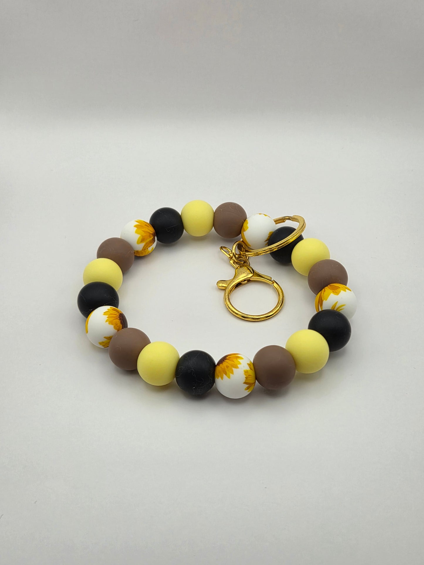 Sunflowers & Honey Keyring