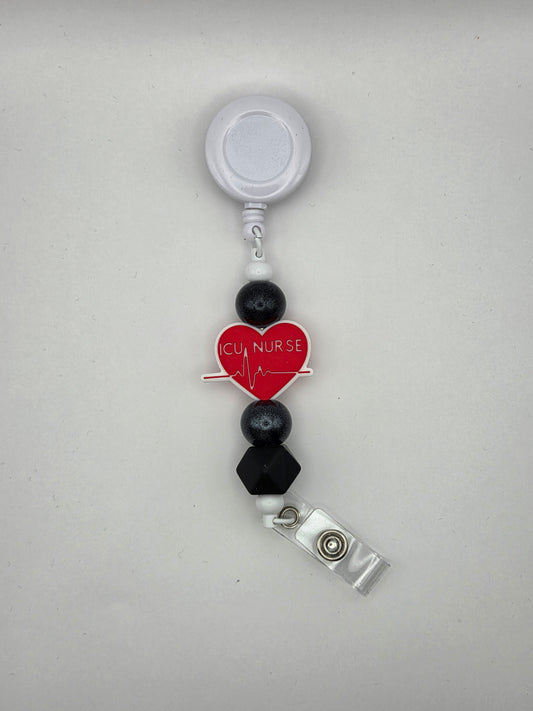 ICU Nurse Badge Reel