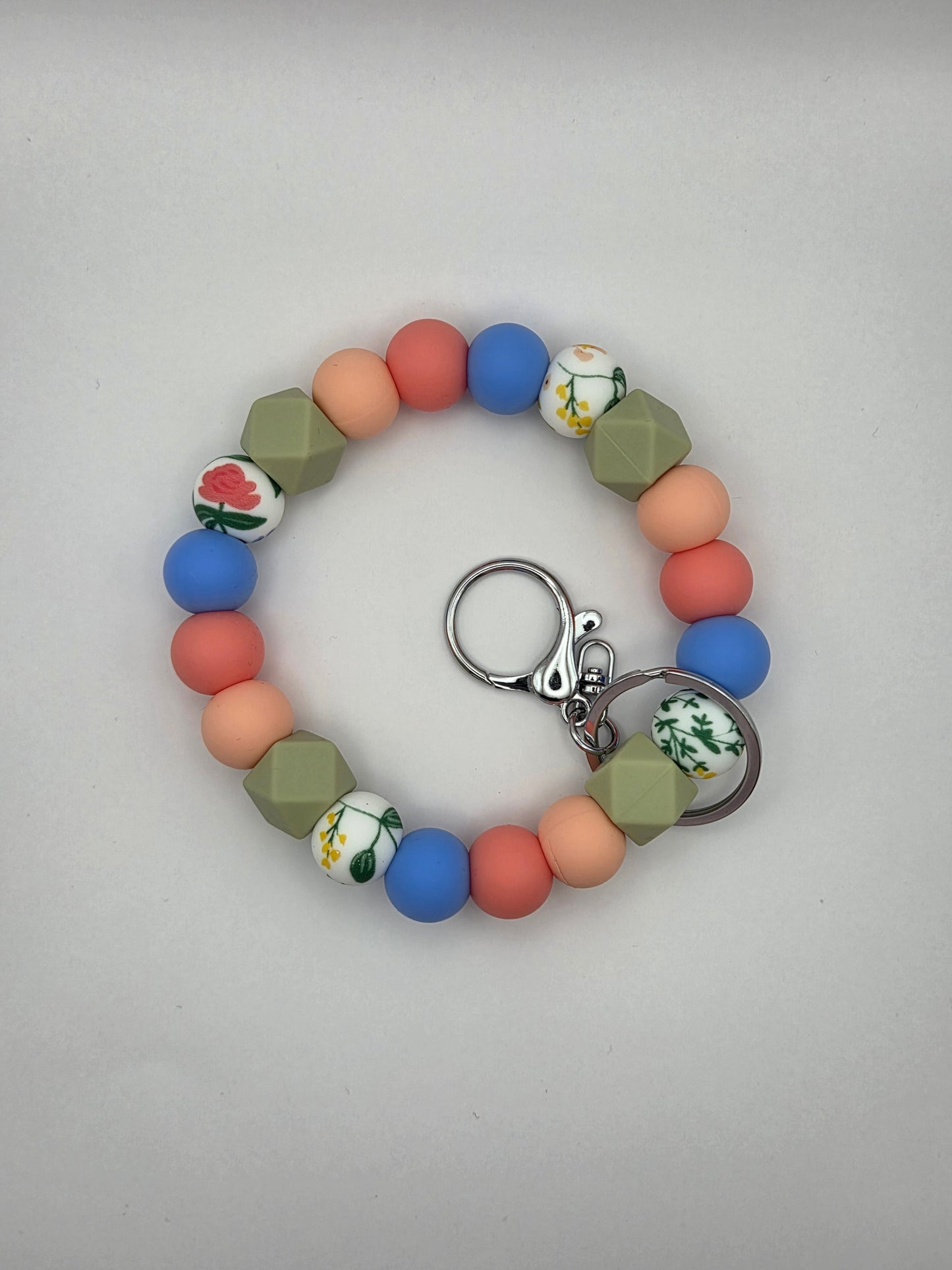 Spring Floral Keyring