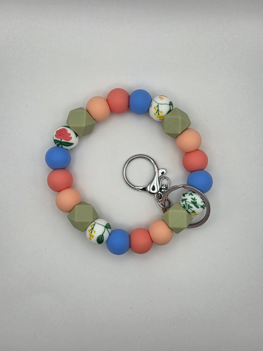 Spring Floral Keyring